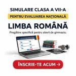 simulare evaluarea națională – limba română (clasa a vii a)